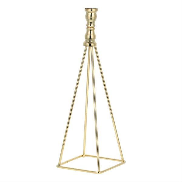 جا شمعی فلزی طرح روشنا