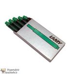 کاتریج (فشنگی) خودنویس لامی(Lamy) کد T10 بسته 5 تایی حجم (مشکی-آبی-قرمز-سبز-نارنجی-زرد-صورتی-فیروزه ای -بنفش-سرمه ای )