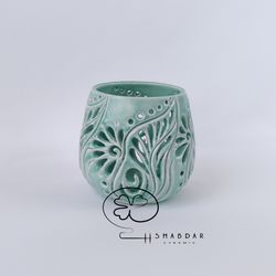 گلدان فیروزه