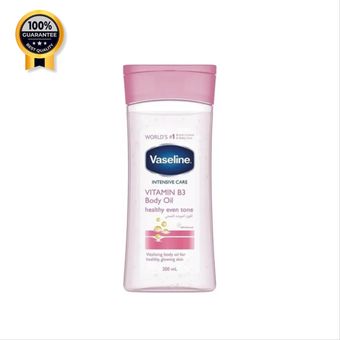 روغن بدن وازلین Vaseline اورجینال حاوی ویتامین B3 حجم 200 میل