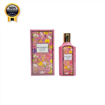 ادکلن زنانه بلومینگ فلاور گاردنیا فراگرنس ورد Fragrance World اورجینال مشابه گوچی فلورا گورجس گاردنیا