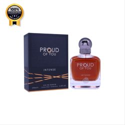 ادکلن پرود آف یو اینتنس فراگرنس ورد Fragrance World اورجینال مشابه جورجیا آرمانی استرانگر ویت یو اینتنسلی حجم 100 میل