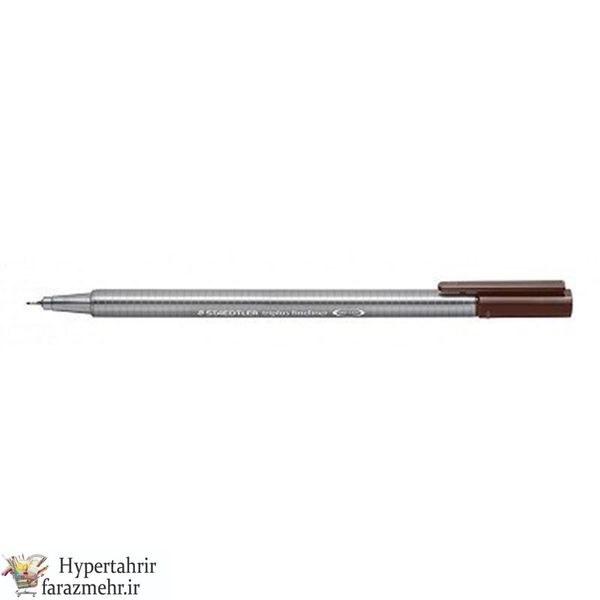 روان نویس نوک نمدی  استدلر (STAEDTLER) مدل تریپلاس   Triplus Fineliner کد 334 رنگبندی ( 48 رنگ )