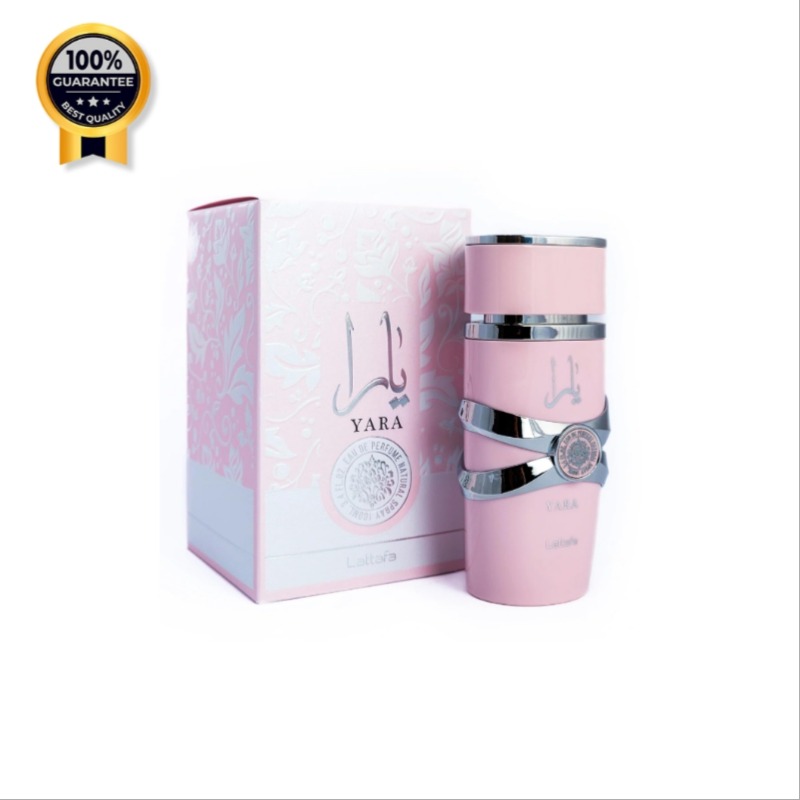 ادکلن زنانه یارا صورتی لطافه Yara Lattafa حجم 100 میل