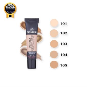 کرم پودر گابرینی Gabrini اورجینال مدل Derma حجم 40 میلی لیتر در 4 رنگ