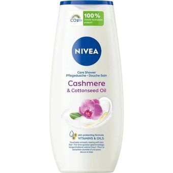 شامپو بدن نیوا Nivea مدل Cashmere & cotton seed oil حجم 250میل