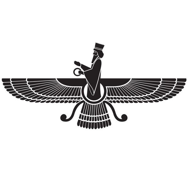 استیکر حرارتی پارچه و لباس طرح فروهر