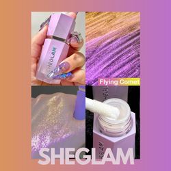 هایلایتر مایع کروم رنگ فلاینگ کامت شیگلم ( Sheglam Glow Bloom Liquid Chroma Flying Comet )
