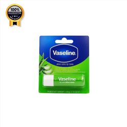بالم لب استیکی آلوئه ورا وازلین Vaseline اورجینال مدل lip care حجم 4.8 گرم
