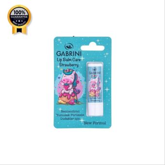 بالم لب کودک گابرینی Gabrini اورجینال طرح یونیکورن با رایحه توت فرنگی حجم 5 گرم