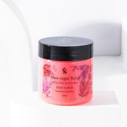 اسکراب بدن توت‌فرنگی سین‌کر - لایه بردار ملایم مناسب پوست خشک وزن300 گرم