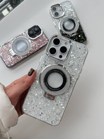 قاب گوشی آیفون گلیتر مگسیف استند شو🌌