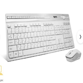 کیبورد و ماوس بی سیم تسکو مدل TKM7106W با حروف فارسی