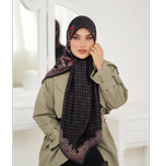 روسری ابریشم توییل طرح زنجیر