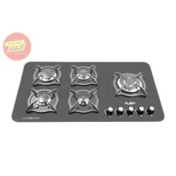 اجاق گاز 5 شعله شیشه ای G538 السا استیل