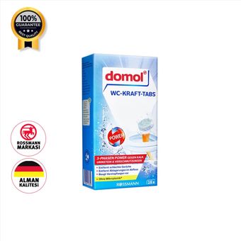 قرص تمیز کننده توالت فرنگی آلمانی دومول Domol اورجینال 16 تایی