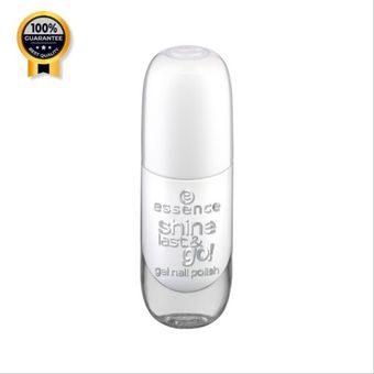 لاک ژل ناخن اسنس Essence اورجینال سفید مدل Shine last & go شماره 33
