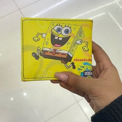 کیف پول چاپی مدل باب اسفنجی