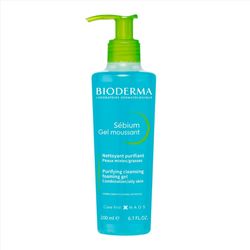 فوم شوینده بایودرما مدل Sebium Gel Moussant حجم ۲۰۰ میلی‌لیتر