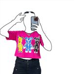 تیشرت وکراپ زنانه