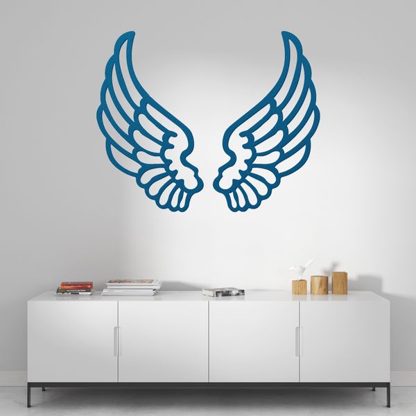 استیکر چوبی آرتافرین طرح بال فرشته