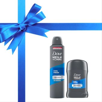 پک بهداشتی اسپری و مام مردانه داو Dove اورجینال مدل کول فرش بسته 2 عددی