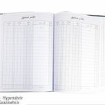 دفتر حسابداری 160برگ  وزیری (معین-روزنامه-روزنامه 4-اندیکاتور-صندوق-ارسال مراسلات-اسناد دریافتی-اسناد پرداختی-انبارو ...)