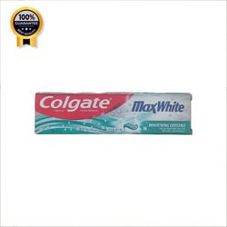 خمیردندان سفید کننده کولگیت Colgate اورجینال مکس وایت Whitening crystals حجم 100 میل