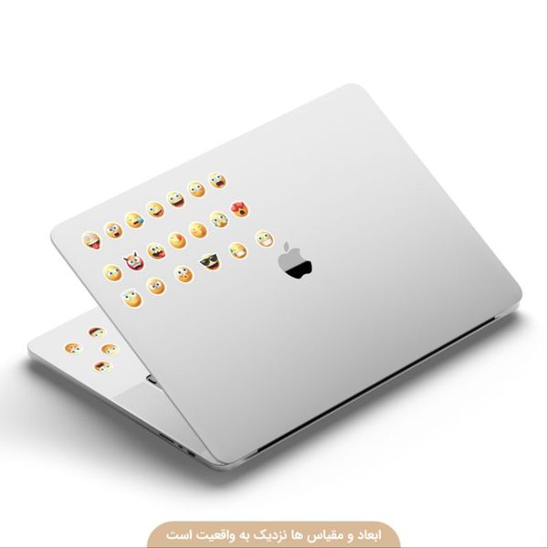 برچسب برش خورده مدل ایموجی کد 0019 مجموعه‌ی 140 عددی