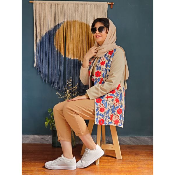 کت گلدوزی شده با دست کد C0501