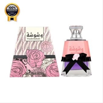 ادکلن زنانه وشوشه لطافه Lattafa اورجینال Washwasha با اسپری هدیه