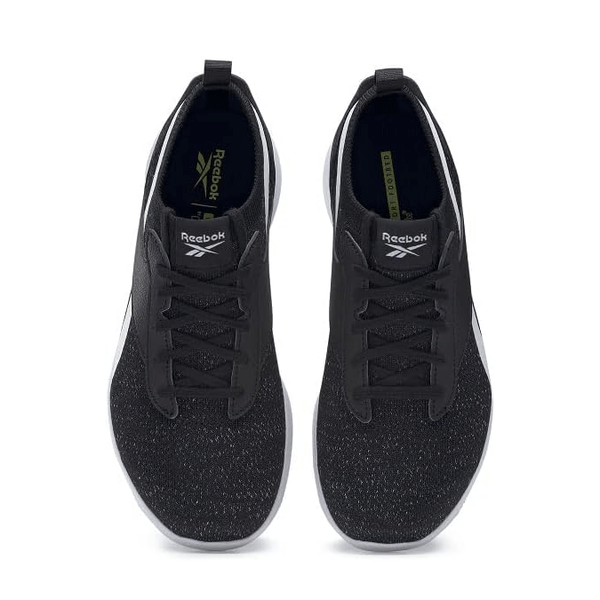 Reebok Womens Walkawhile GW0845 Black Running Shoes Sneakers