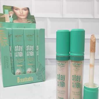 کانسیلر مایع 16 ساعته آرت اسکین artskin سبز مدل stay All day در 3 شماره رنگ