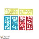 شابلون دوتایی -اشکال هندسی کنکو