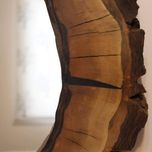 آینه دیواری چوب طبیعی روستیک