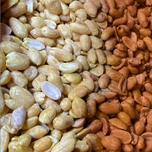 بادام زمینی بدون پوست