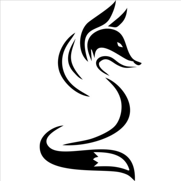 استیکر پارچه و لباس مدل روباه