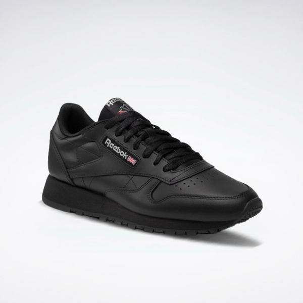 Reebok Classic Leather GY0955 Mens Black Lace Up Lifestyle Sneakers GY0955