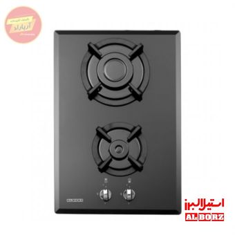 اجاق گاز 2 شعله شیشه ای ایرانی  G2352i استیل البرز
