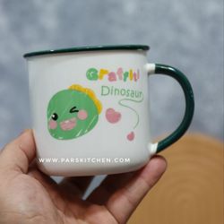 ماگ سرامیکی گرافیتی سبز