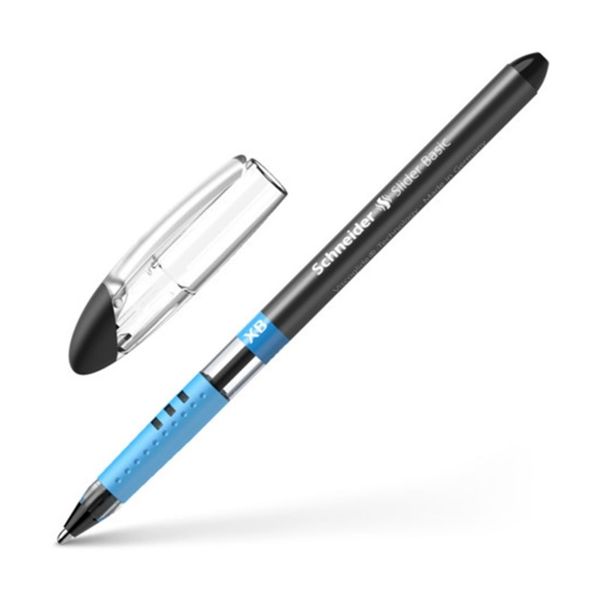 خودکار اشنایدر (SCHNEIDER) آلمانی  مدل SLIDER BASIC XB رنگبندی ( سبز فسفری- نارنجی )