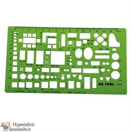 شابلون مهندسی فابل (Fabel)  مبلمان مقیاس 1/100