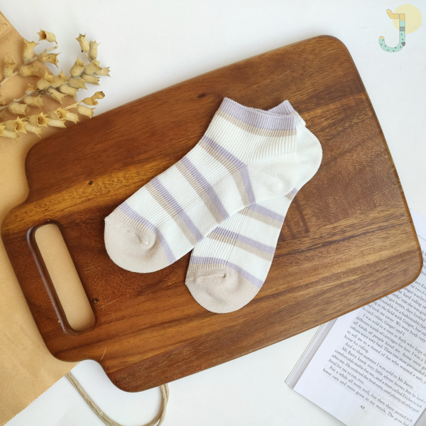 جوراب مچی کبریتی زنانه میکس یاسی و نسکافه ای برند وارداتی