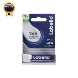 بالم لب لابلو Labello اورجینال مردانه Active spf حجم 5.5 میل spf15