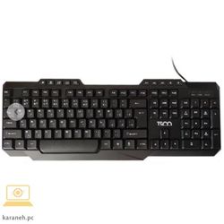 کیبورد تسکو مدل TK 8019، سوئیچ ممبران، Full-size، نورپردازی LED RGB