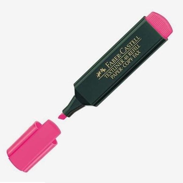 ماژیک هایلایت سوپر فلورسنت فابر کاستل (Faber Castell ) کد 1546 رنگبندی (صورتی -سبز-زرد-نارنجی-گلبهی)
