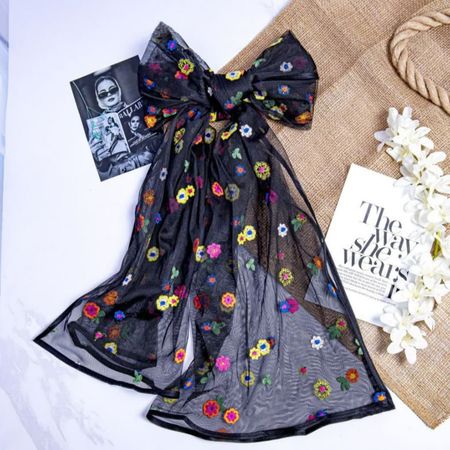 شال ابریشم گل