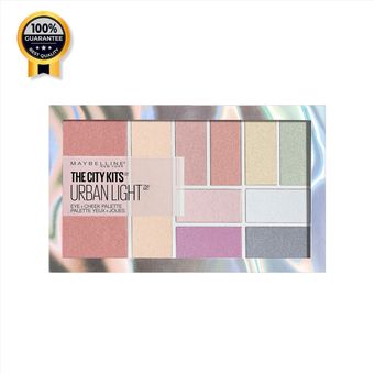 پالت چشم و گونه میبلین Maybelline اورجینال 10 رنگ The City Kits Eye Cheek Palette Urban Light