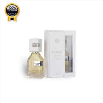 عطر ادکلن عربی صاحب سفید ارض الزعفران Saheb Intense Ard Al Zaafaran اورجینال