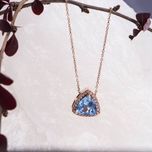 گردنبند با زنجیر توپاز